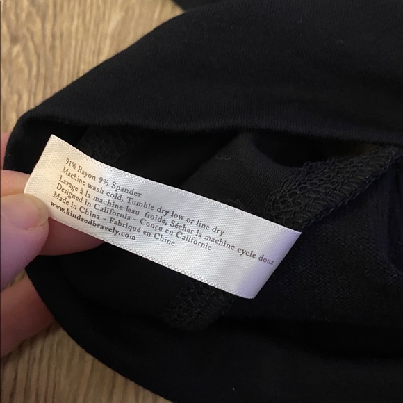 Kindred Bravely Wireless Nursing & Maternity Sleep Bra Black Medium - Picture 9 of 9